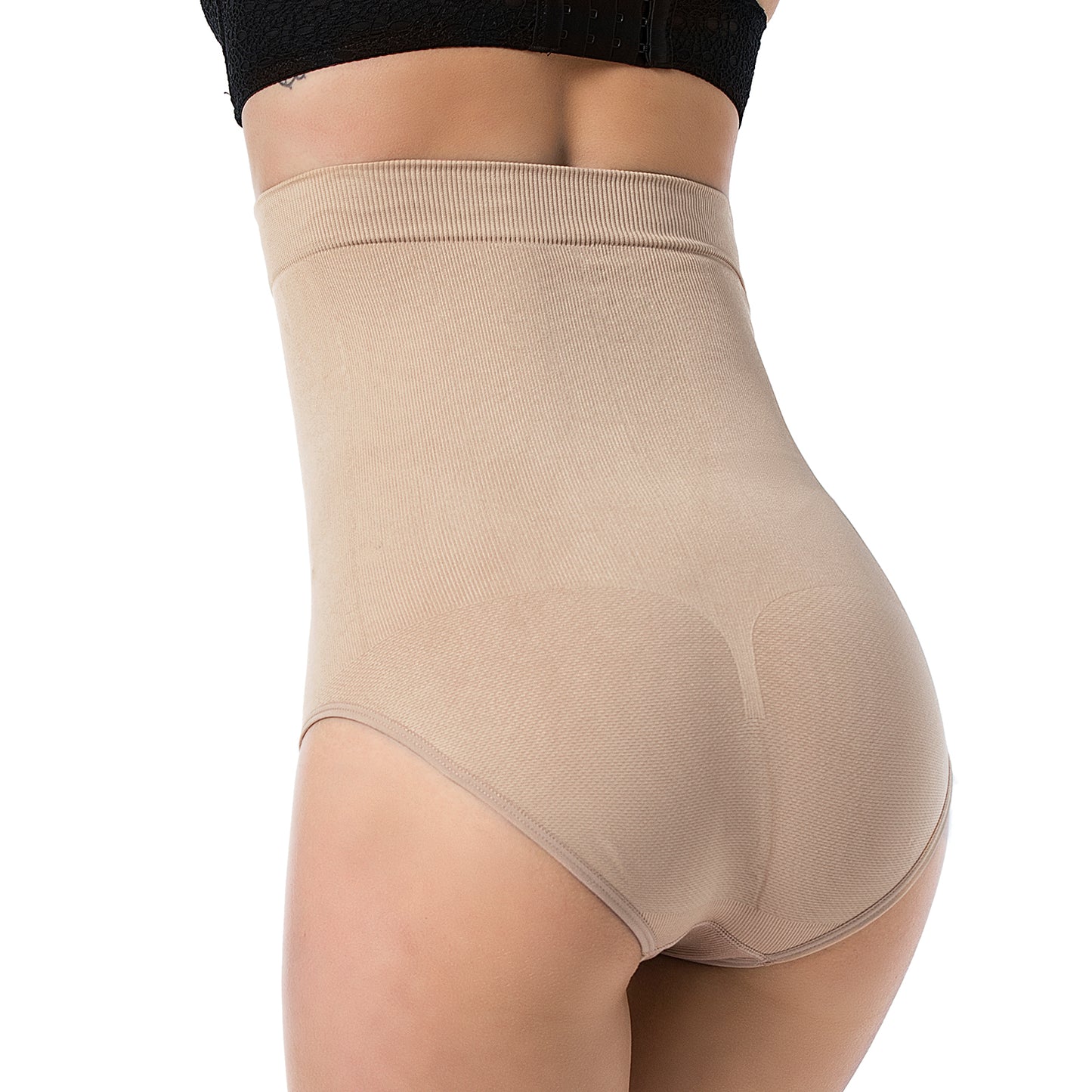High-Waist Seamless Shaperwear Briefs