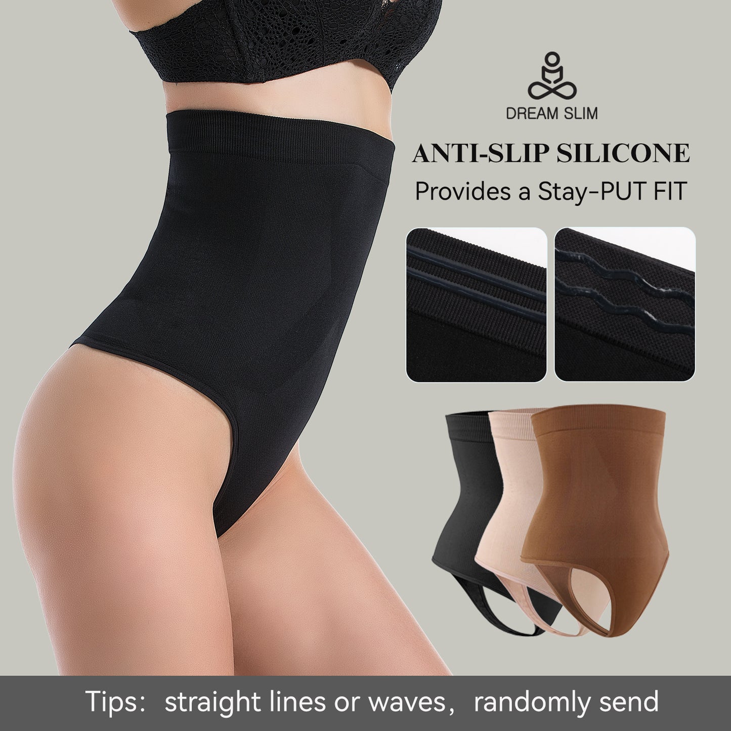 Seamless High Waist Thong Shapewear