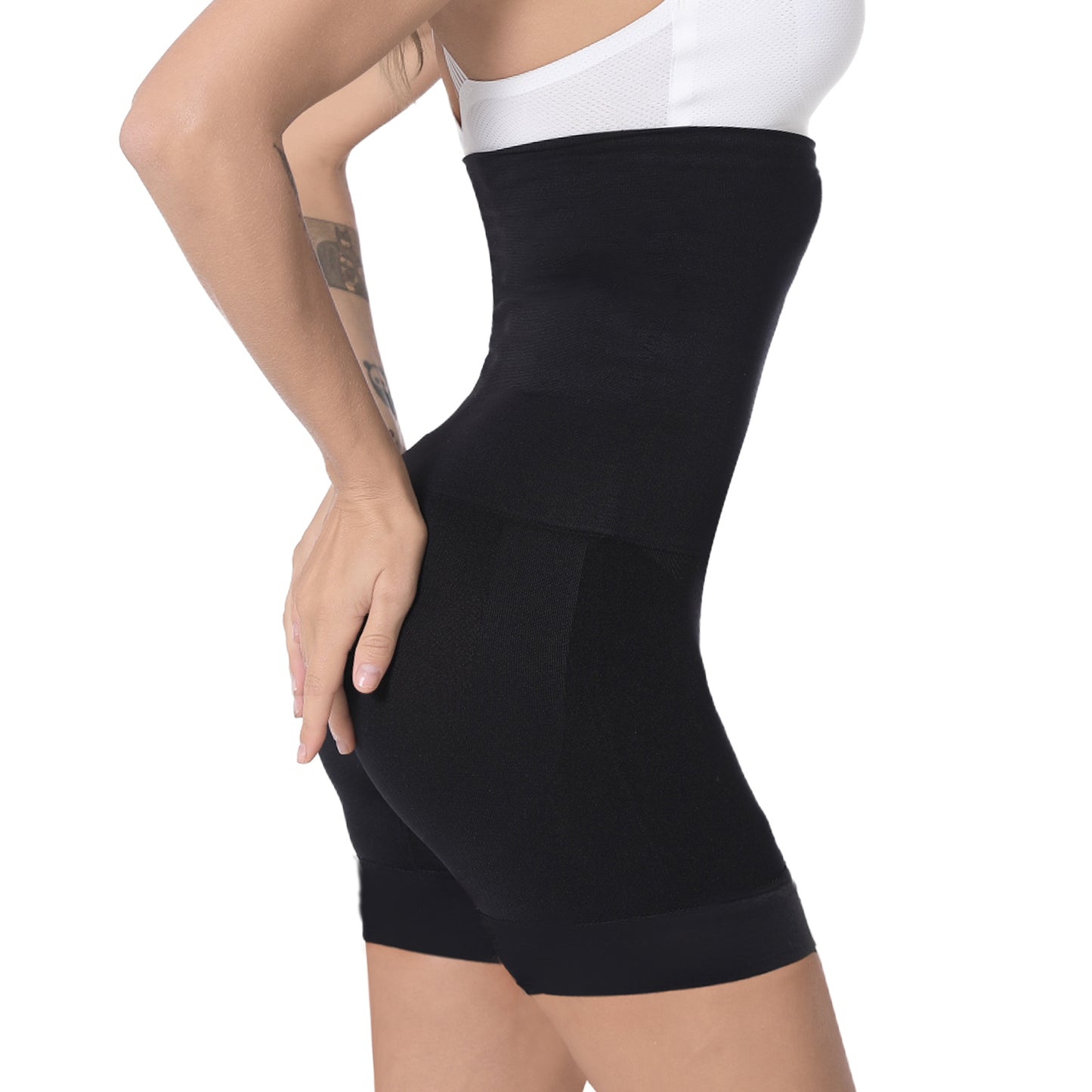 High-Waist Body Shaper Shorts