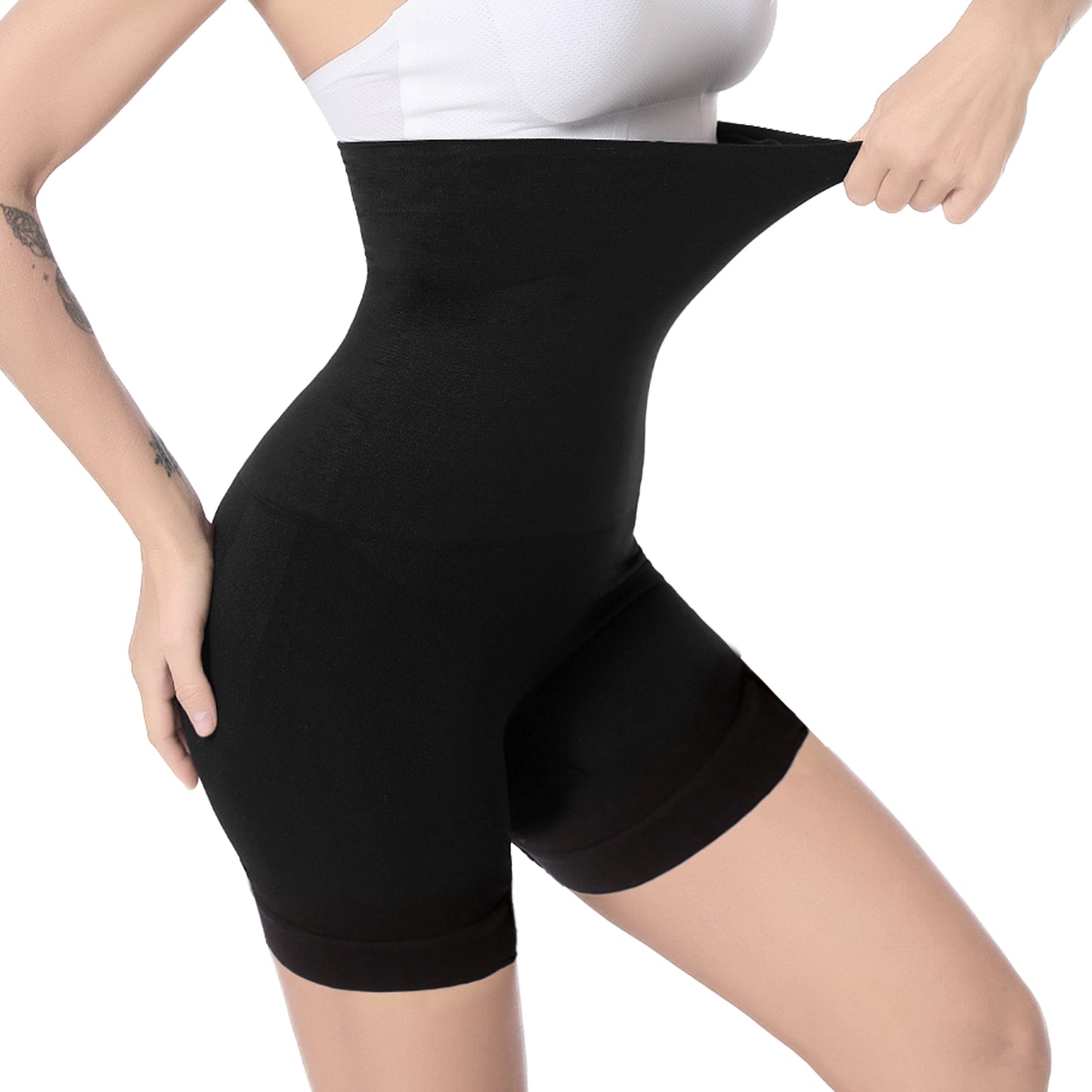 High-Waist Body Shaper Shorts