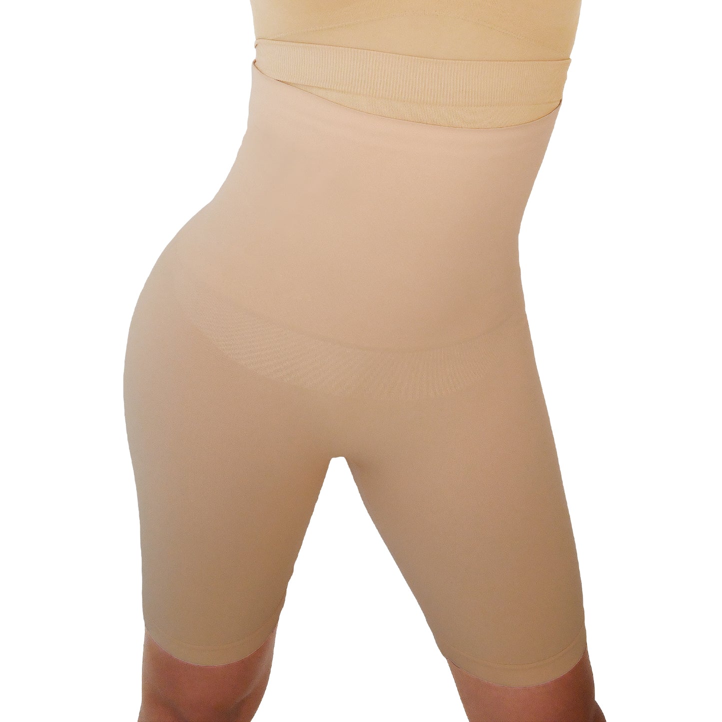 High-Waist Body Shaper Shorts