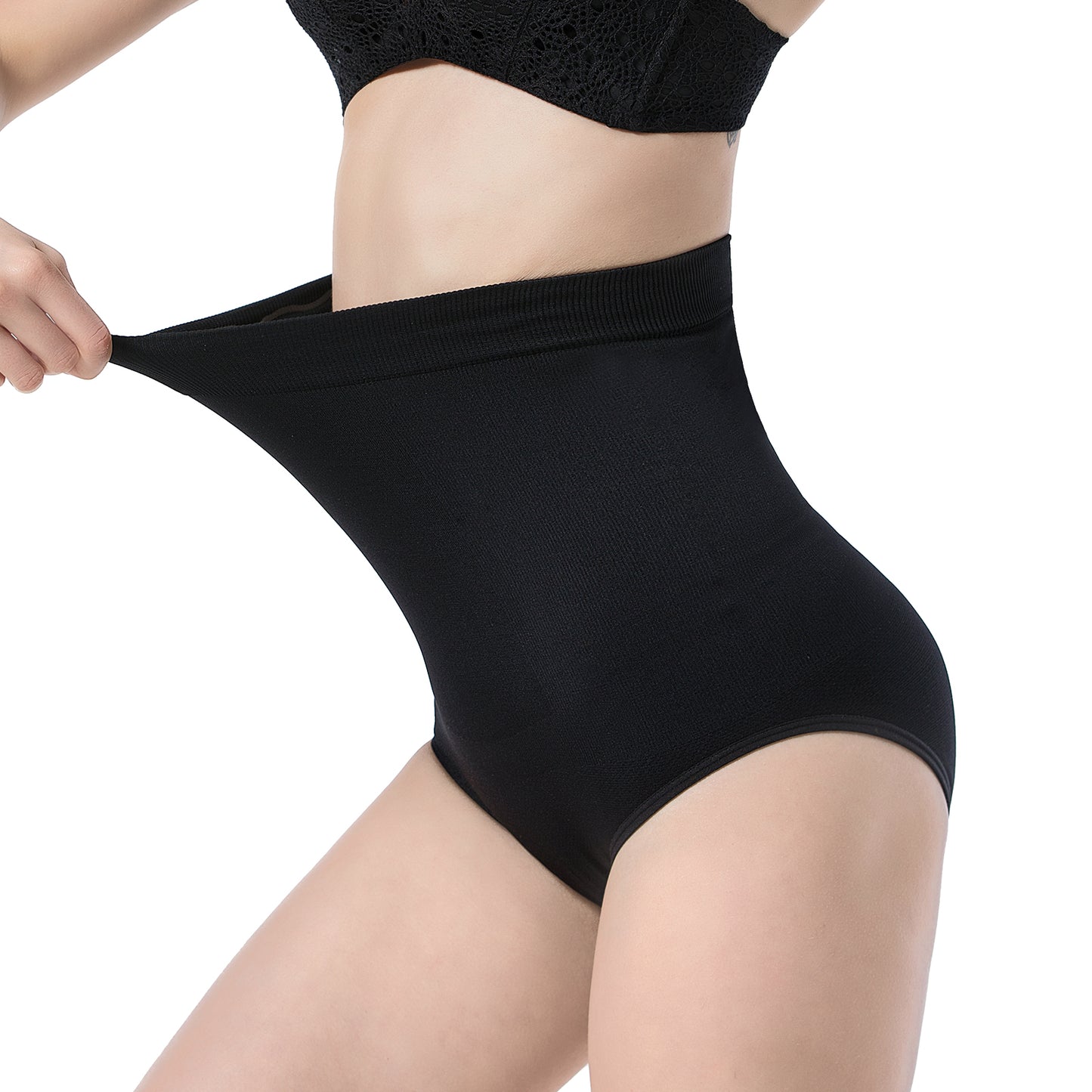 High-Waist Seamless Shaperwear Briefs