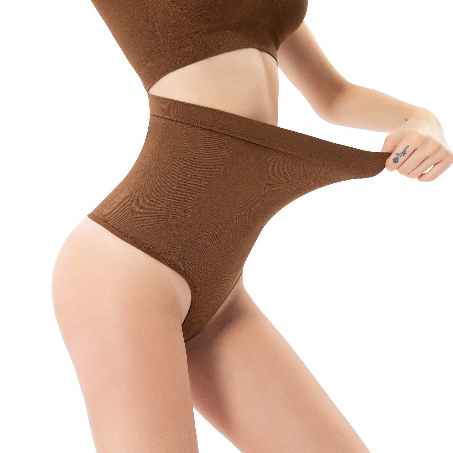 Seamless High Waist Thong Shapewear