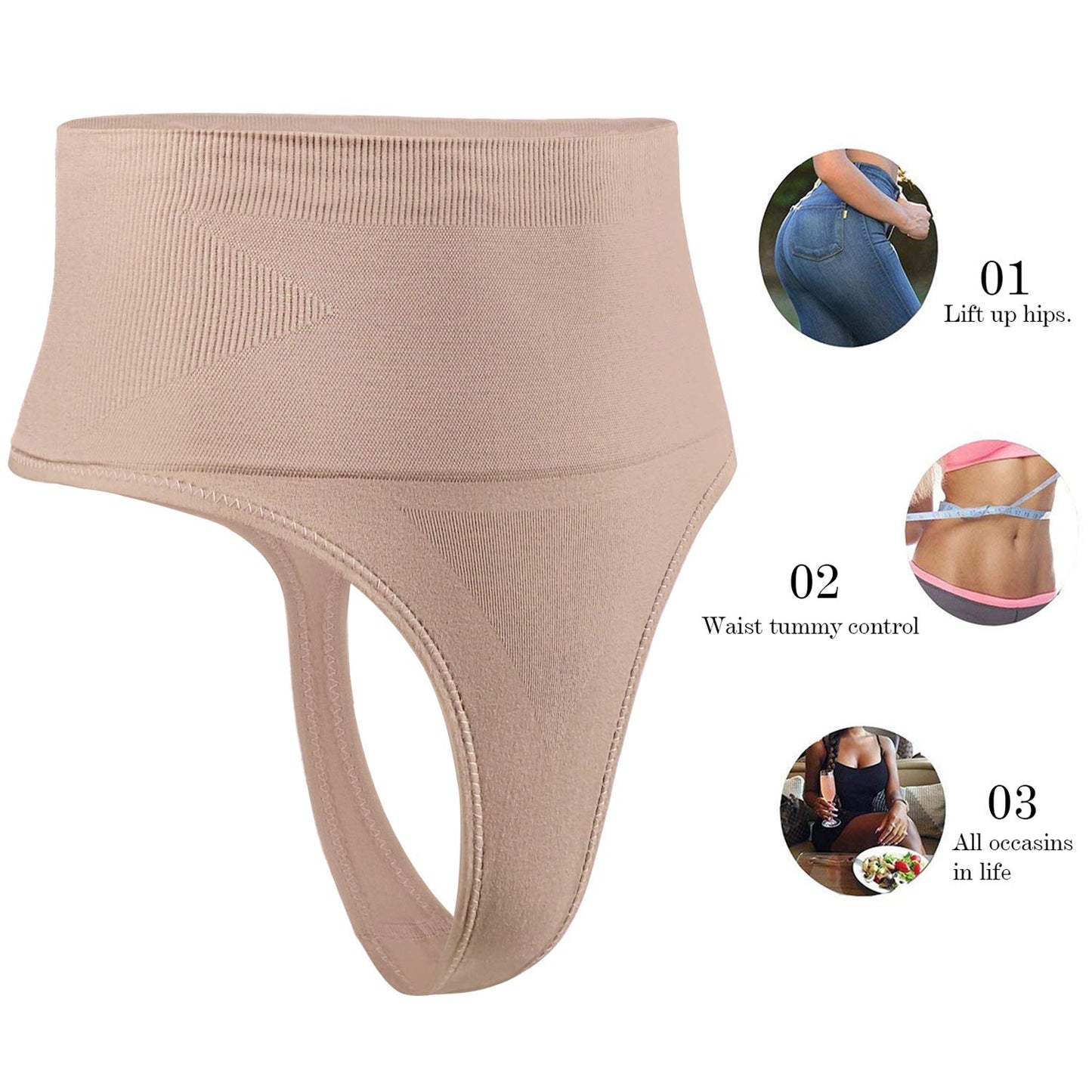 Thong Bodysuit Shapewear Panties