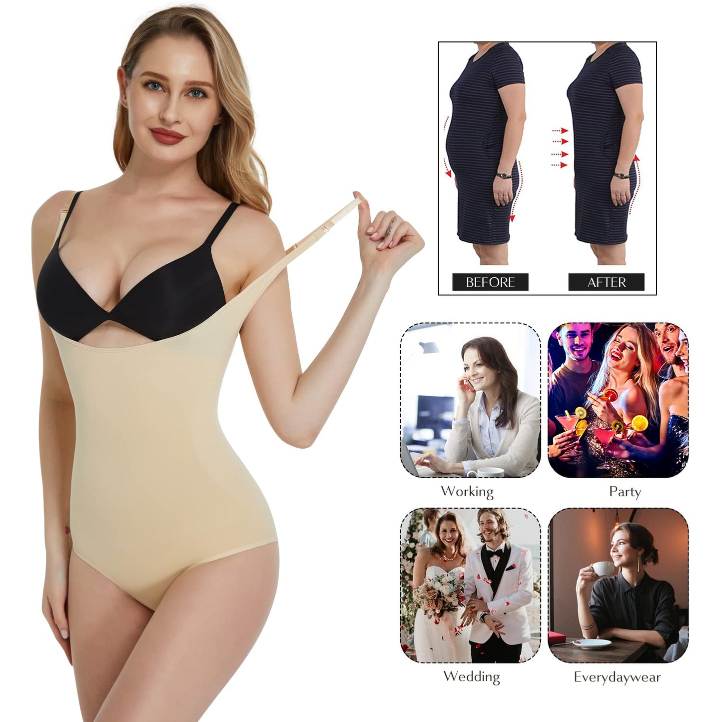 Seamless Bodysuit Shapewear